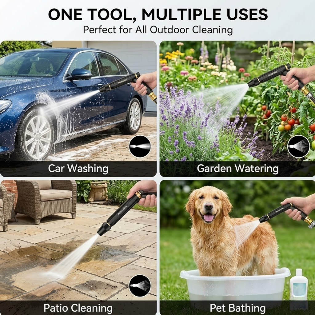 High pressure washer nozzle